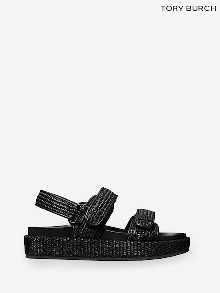 Tory Burch Black Kira Sport Sandals (F29906) | £345
