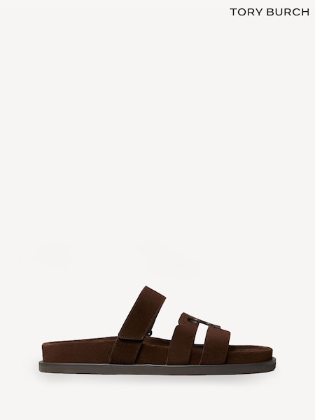 Tory Burch Brown Ines Sport Slides (F29908) | £329