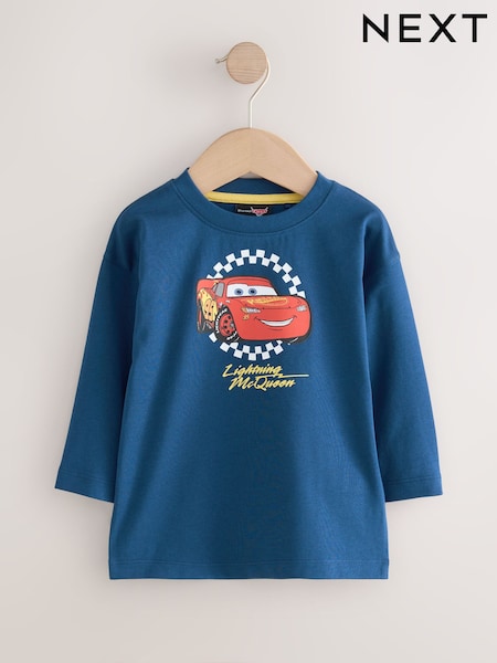 Blue Cars Long Sleeve T-Shirt (9mths-8yrs) (F29919) | £11 - £13