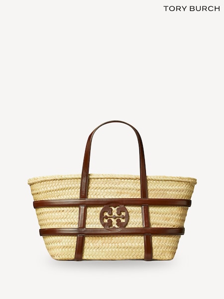 Tory Burch Cream Ella Straw Basket (F29934) | £415