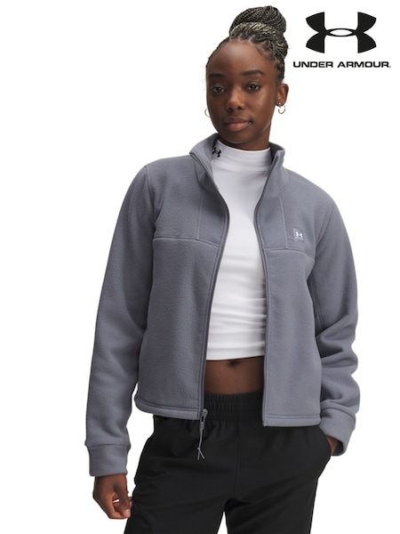 Under Armour Grey Expanse Full Zip Fleece Sweatshirt (F29987) | £0