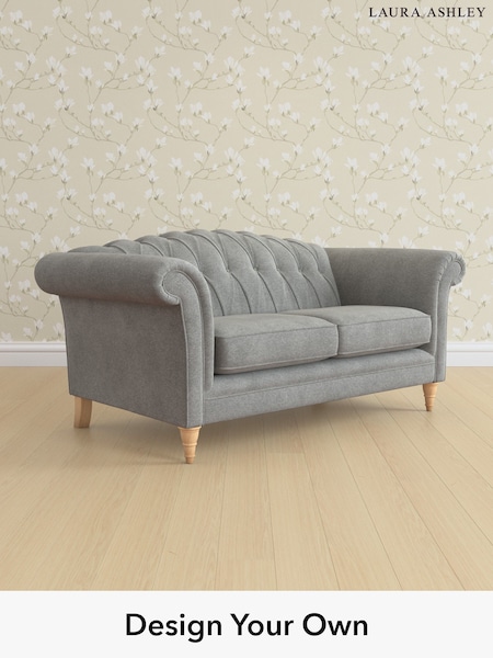 Wooton/Dark Steel Grey Gloucester Button Back By Laura Ashley (F30107) | £1,250