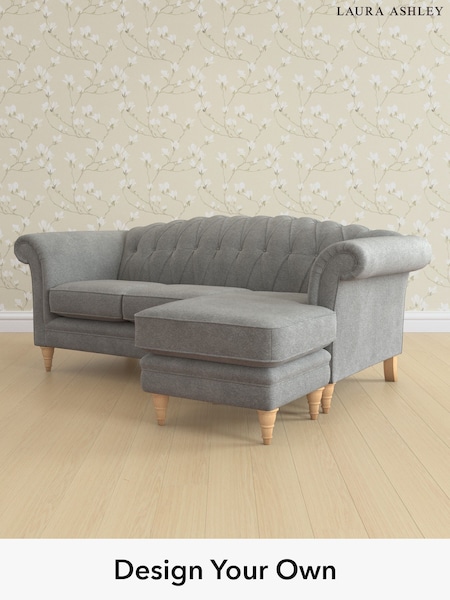 Wooton/Dark Steel Grey Gloucester Button Back By Laura Ashley (F30107) | £1,800