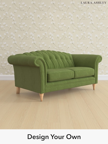 Tichwell/Olive Green Gloucester Button Back By Laura Ashley (F30211) | £1,250