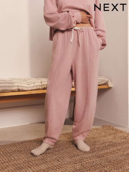 Pink Barrel Leg Joggers (F30277) | £32