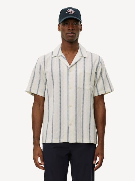 Les Deux White Lukas Check Dobby Shirt (F30283) | £100