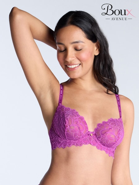 Boux Avenue Lace Heidi Floral Plunge Bra (F30522) | £36