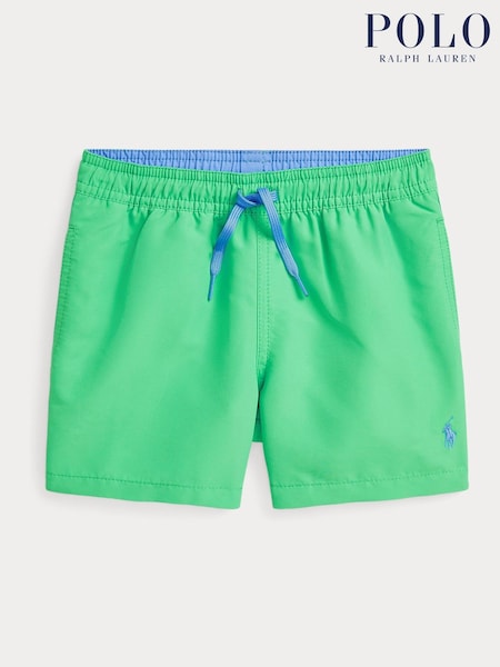 Polo Ralph Lauren Green Boys Traveller Logo Swim Shorts (F30818) | £59 - £65