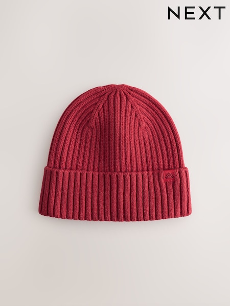 Red Knitted Beanie Hat (1-16yrs) (F30955) | £5 - £6