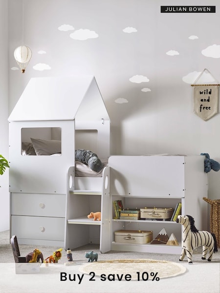 Julian Bowen White Orpheus Kids Midsleeper Bed (F30974) | £495