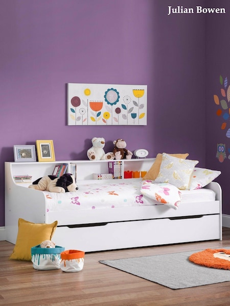 Julian Bowen Pure White Grace Kids Daybed And Ellie Under Bed (F30987) | £430