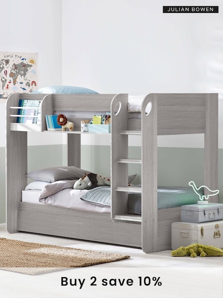 Julian Bowen Grey Oak Mars Bunk Under Bed (F30988) | £525