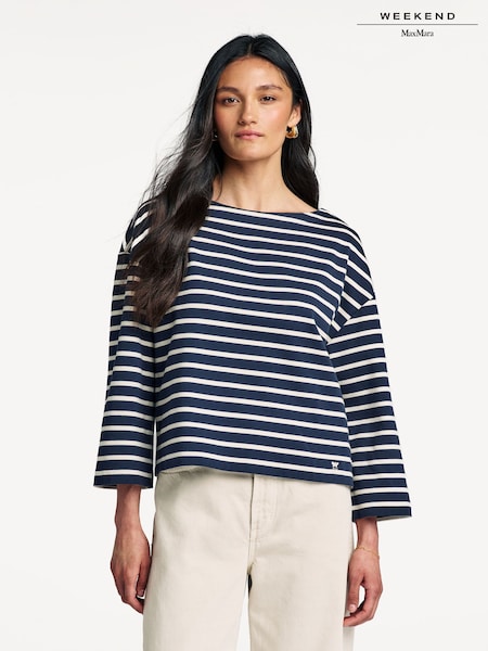 Weekend MaxMara Blue Campale T-Shirt (F31285) | £0