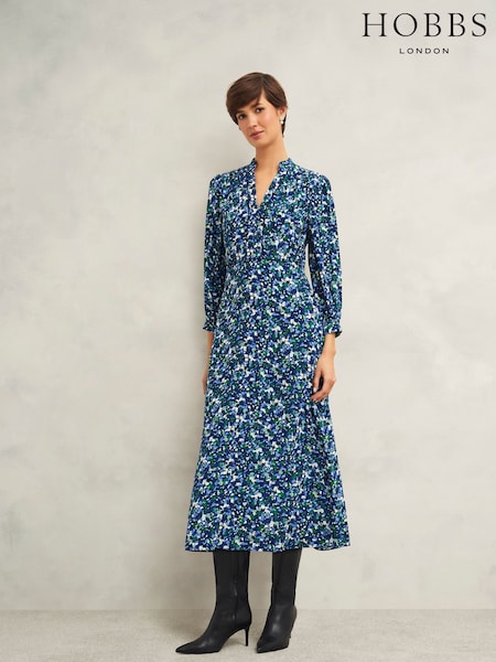 Hobbs Green Iris Dress (F31349) | £149