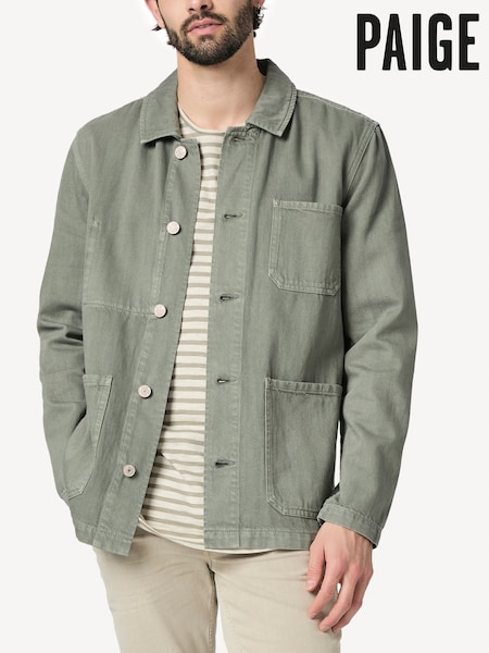 Paige Green Sidham Vintage Bonsai Chore Jacket (F31505) | £335