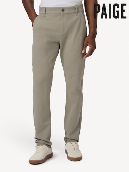 Paige Green Stafford Dried Lemongrass Trousers (F31512) | £240
