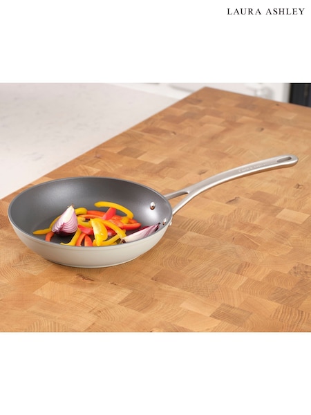 Laura Ashley Dark Dove Grey 20cm Superior Non Stick Frying Pan (F31645) | £25