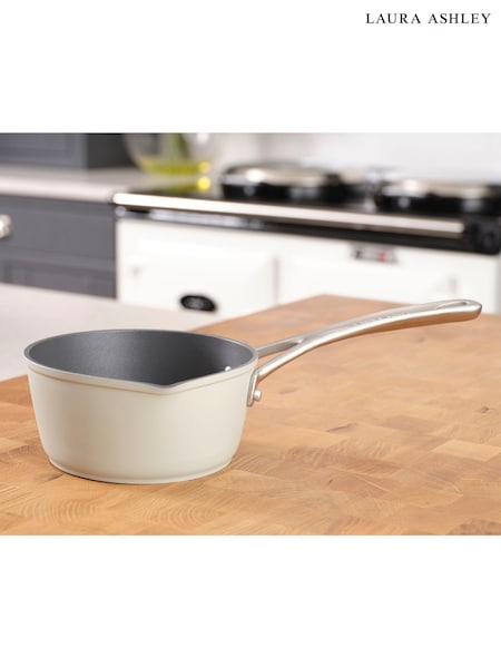 Laura Ashley Sage Leaf 16cm Superior Non Stick Milk Pan (F31648) | £26