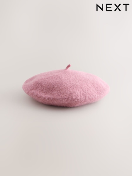 Pink Beret Hat (3mths-16yrs) (F31684) | £7