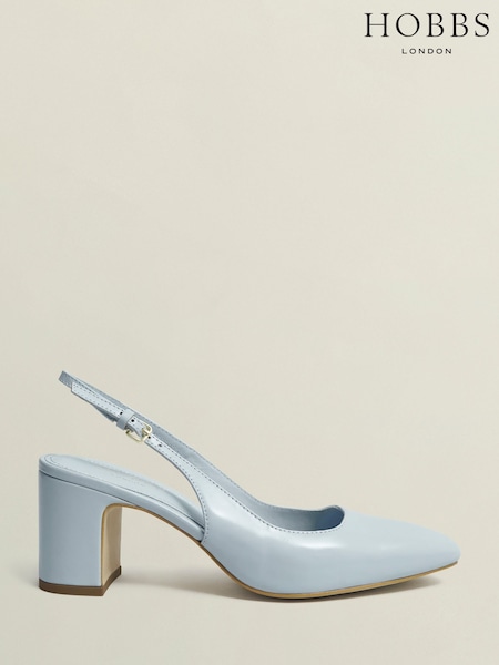 Hobbs Blue Lily Slingback Shoes (F31713) | £129