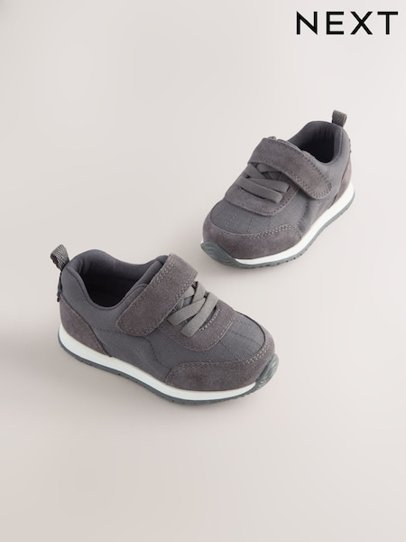 Grey Touch Fastening First Walker Trainers (F31727) | £26