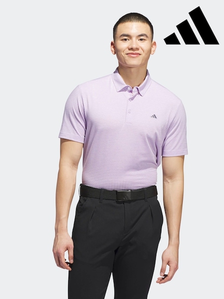 adidas Golf Go To Rise Print Polo Shirt (F31907) | £50