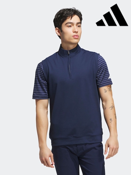 adidas Golf Ultimate365 Classic Quarter Zip Vest (F31931) | £50