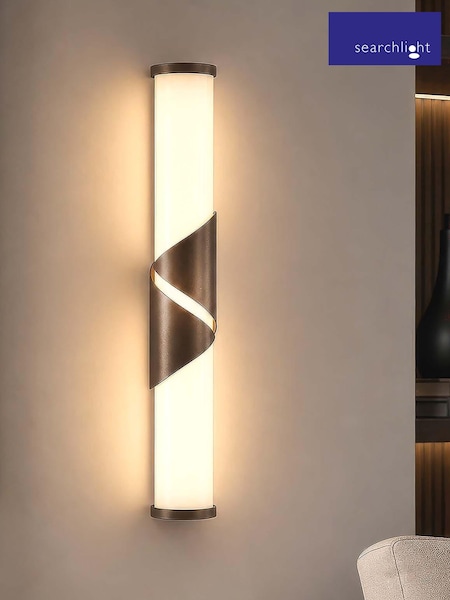 Searchlight Marvello Opal Glass 37cm Led Bathroom Light