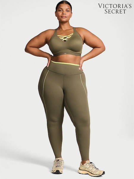 Victoria's Secret Desert Cactus Green Elevate™ Chroma Contours Leggings (F32106) | £75