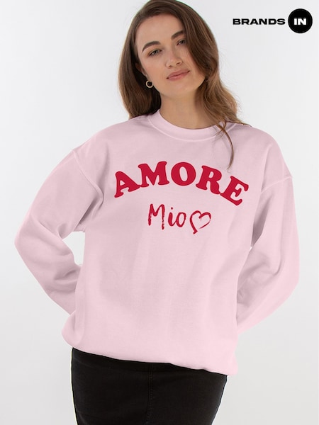 Brands In Pink Women Valentine's Day Amore Mio Sweat Top (F32708) | £31
