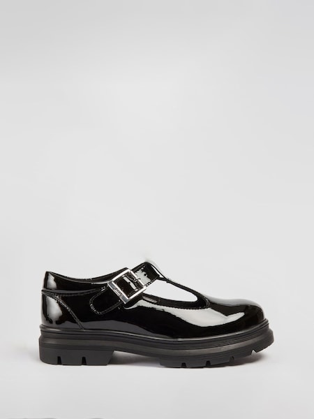 Pod Black Pod Black Mary Jane Emilie School Shoes (F32980) | £50