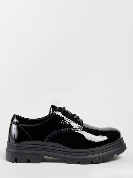 Pod Black Grey Pod Black Irene Derby Shoes (F32993) | £50