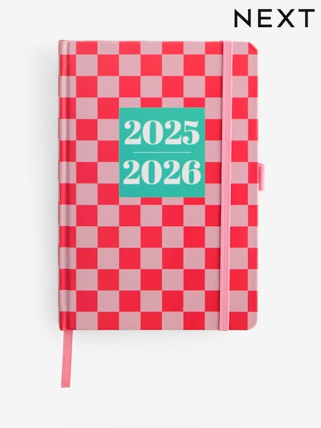 Red/Pink A5 Mid Year Diary (F33069) | £7