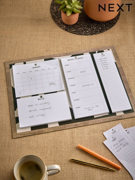 Black/White 2026 Wall Planner Calendar (F33075) | £12