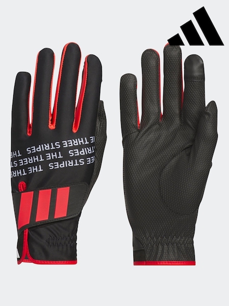 adidas Golf Warm Black/Red Gloves (F33173) | £35