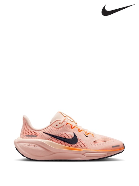 Nike Coral Orange Youth Air Zoom Pegasus 41 Running Trainers (F33257) | £70