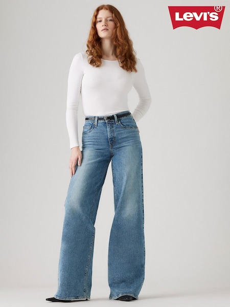 Levi's® Sweet Success 728 High Rise Wide Leg Jeans (F33394) | £110