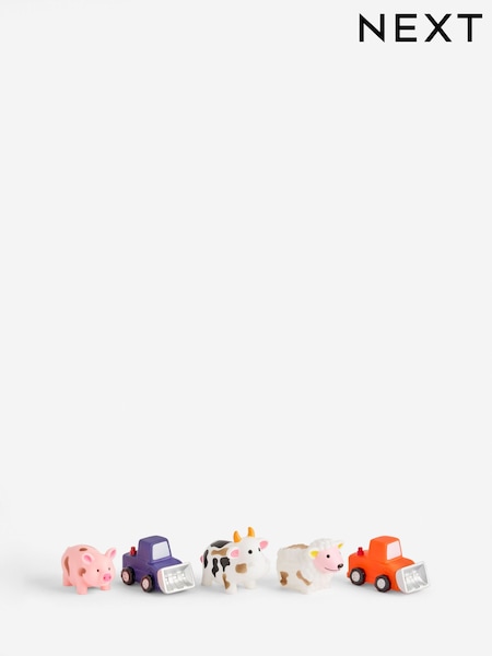 Set of 5 Multi Farmyard Friends Colour Changing Bath Buddies (F33412) | £8