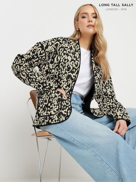 Long Tall Sally Brown 100% Cotton Quilted Jacket (F33514) | £54