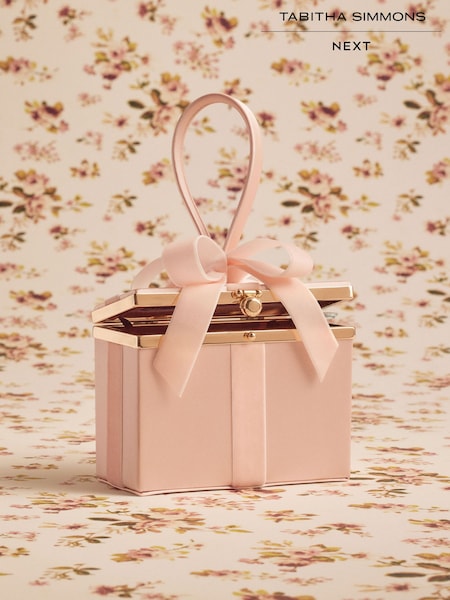 Champagne Gold Tabitha Simmons x Next Present Bow Bag (F33592) | £56