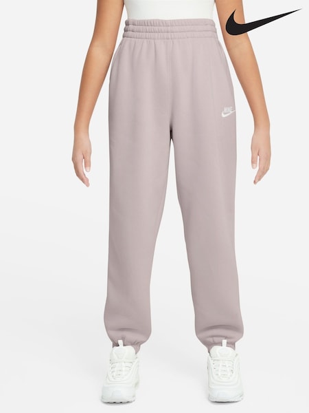 Nike Platinum Lilac Oversized Club Fleece Joggers (F33632) | £33