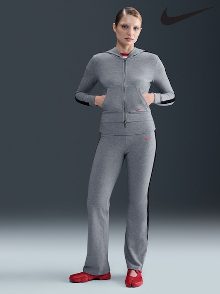Nike Dark Grey Heather High Wiasted Fold Over Leggings (F33634) | £55