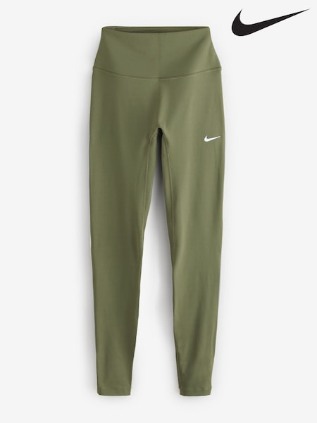 Nike Olive Green One High Rise Leggings (F33643) | £0