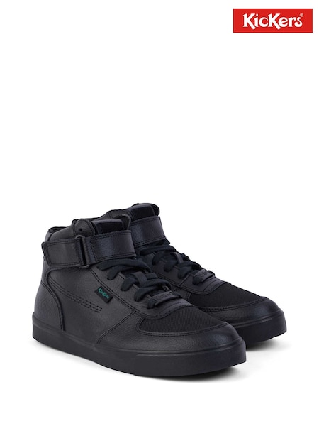 Kickers Black Tovni Hi Mix Mesh Boots (F33695) | £70