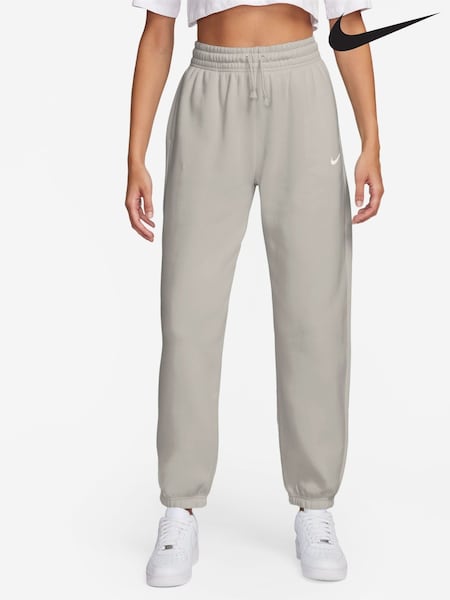 Nike Grey Sportswear Phoenix Fleece Womens High-Waisted Oversized Joggers (F33729) | £55