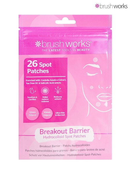 Brush Works Breakout Barrier Hydrocolloid Spot Patches - 26pcs (F33767) | £5.99