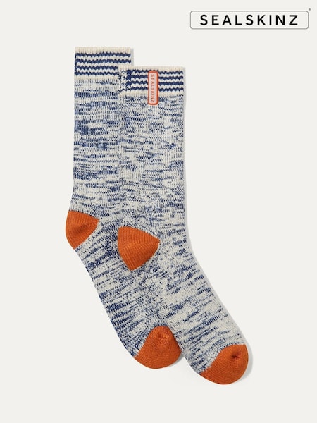 Sealskinz Natural Cordwell Bamboo Mid Length Twisted Socks (F33782) | £18