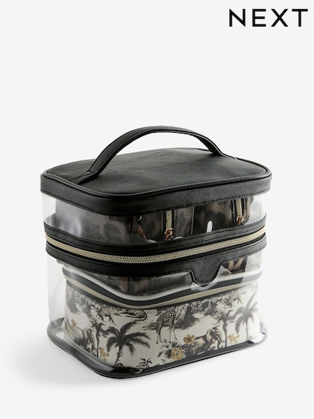 Set of 4 Safari Print Makeup Bags (F33797) | £28