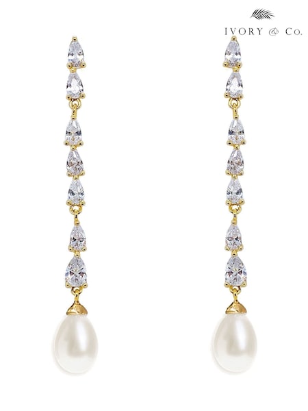 Ivory & Co Gold Melbourne Earrings (F33814) | £45