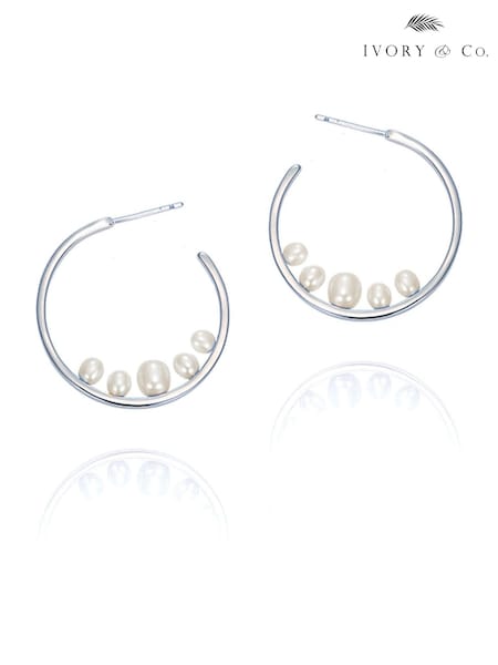 Ivory & Co Silver Tone Sofia Earrings (F33822) | £55